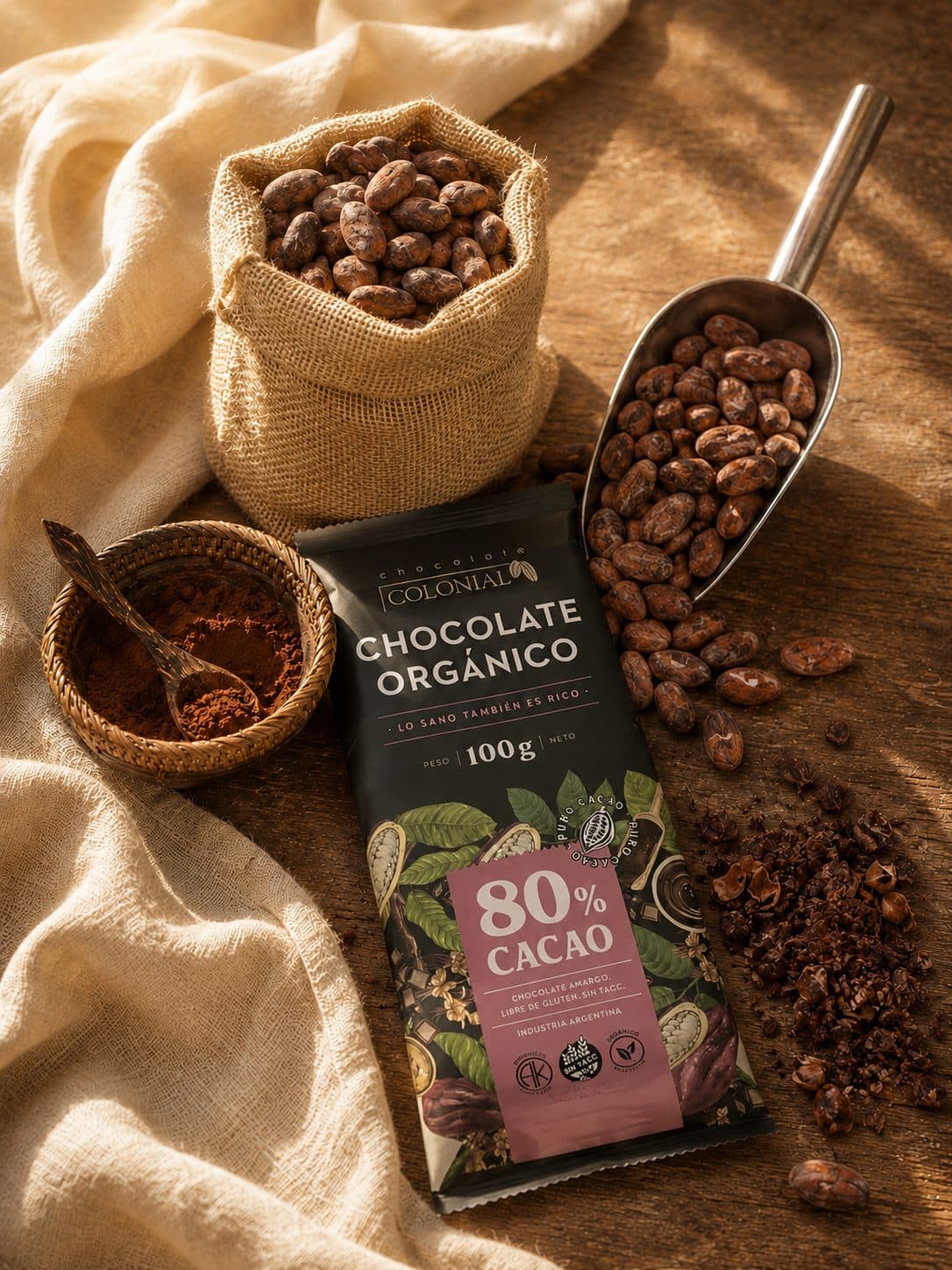 Chocolate 80 % Orgánico